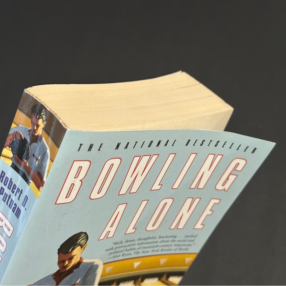 Bowling Alone by Robert D. Putnam | Sociology, Political Theory |Paperback Book - Picture 6 of 10